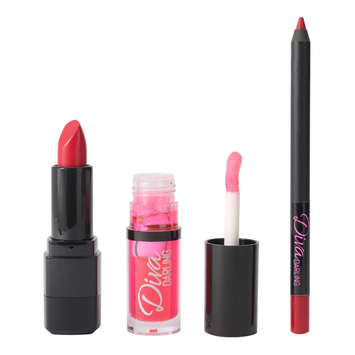 Diva Darling 3-piece Lip Set