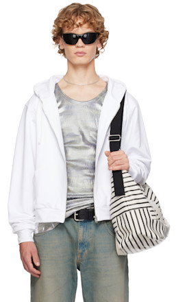 SSENSE Exclusive White One Two Hoodie - SECONDA