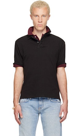 Black Layered Polo - Raimundo Langlois