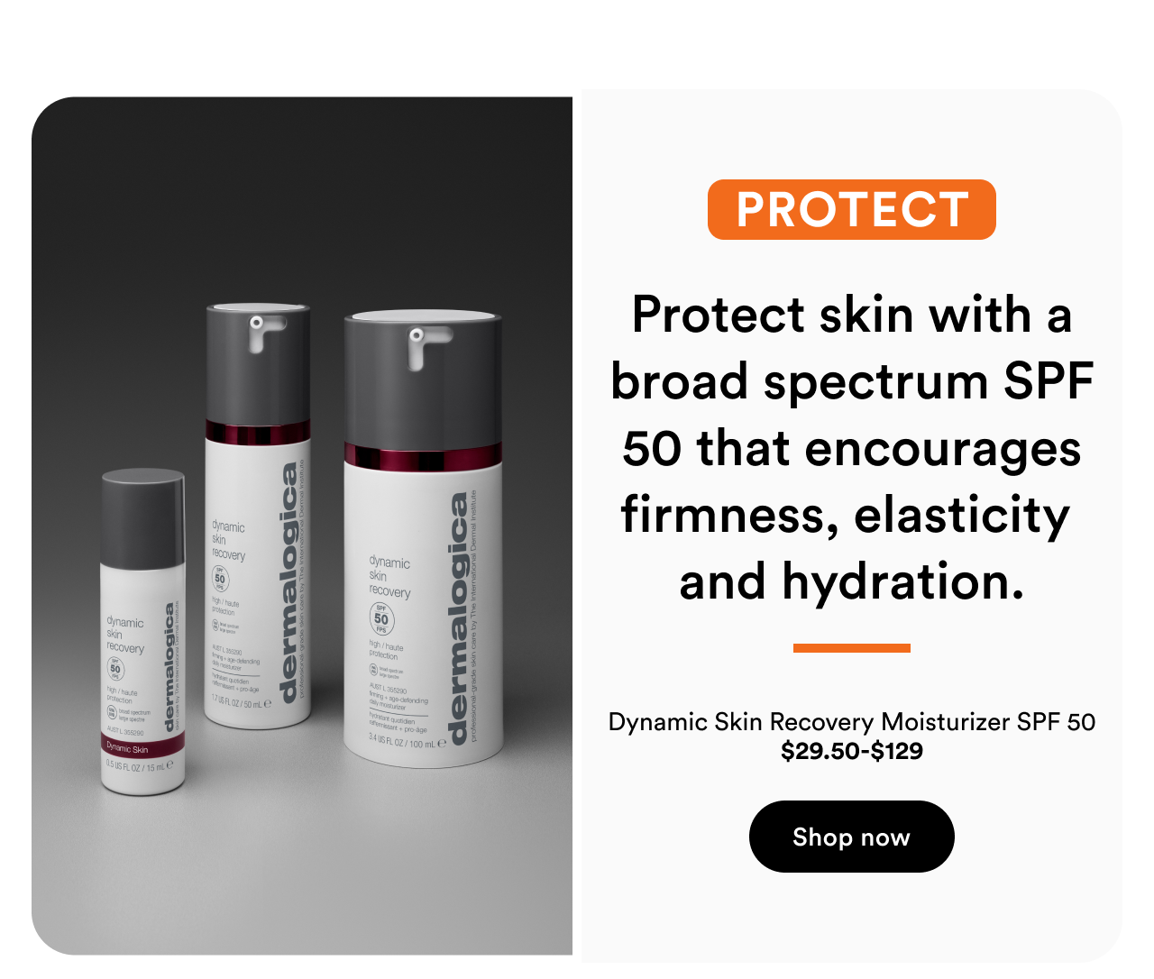 Protect | Dynamic Skin Recovery Moisturizer | Shop now