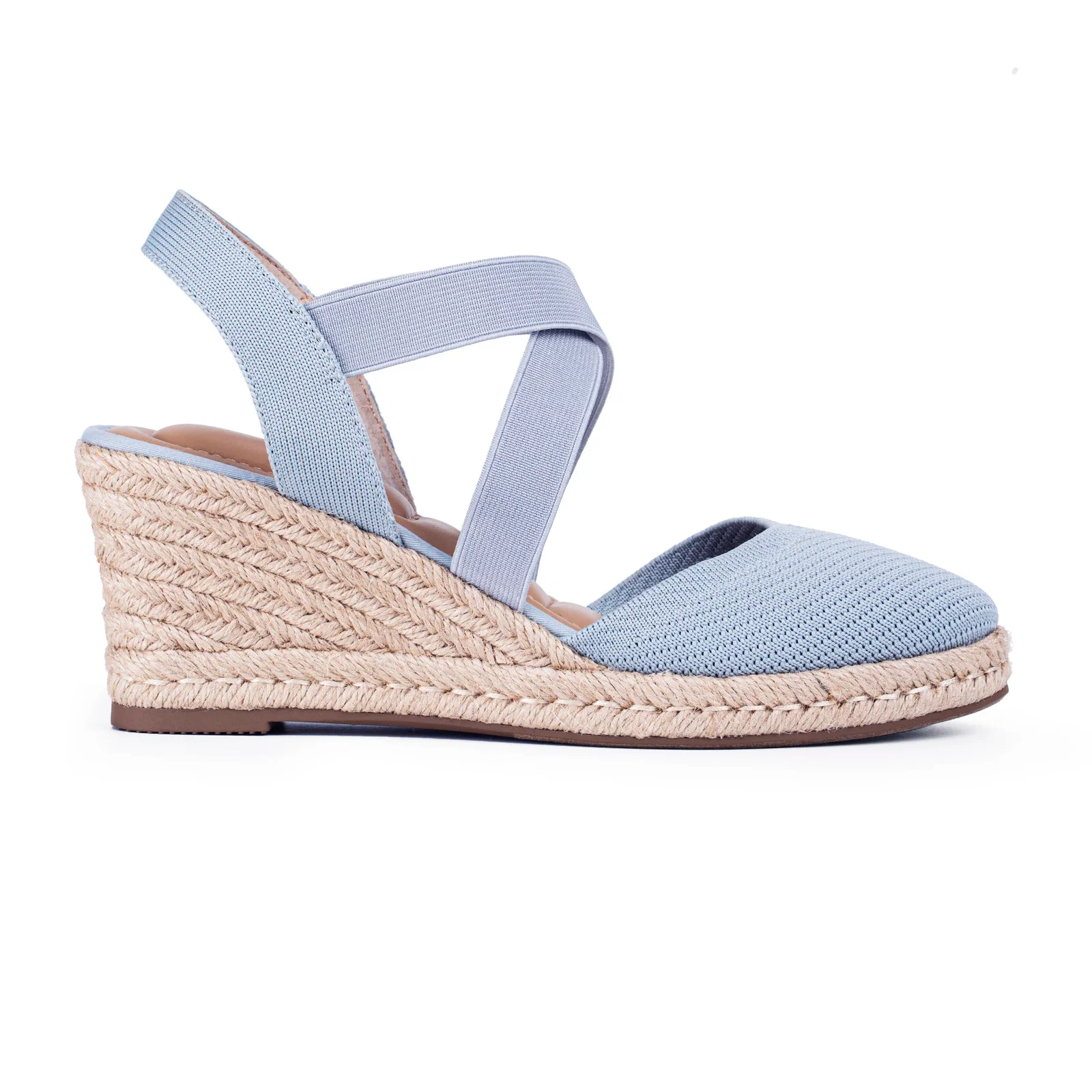 Image of Shiney Espadrille Wedge