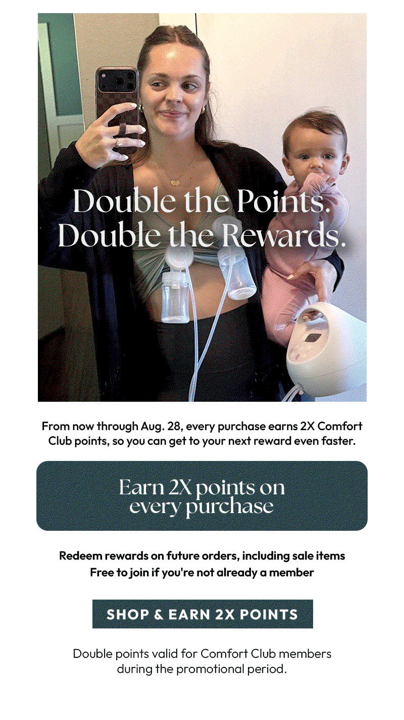 Shop and Earn 2x Points