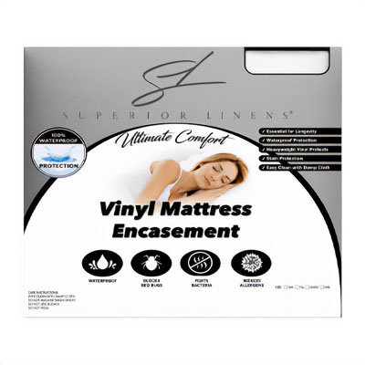 Vinyl Waterproof Mattress Cover - Queen
