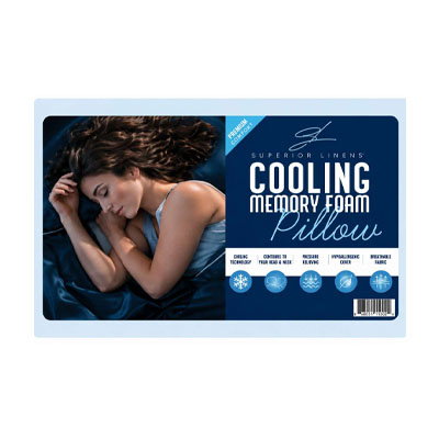 Cooling Infused Pillows - Standard Size, 2 Pack