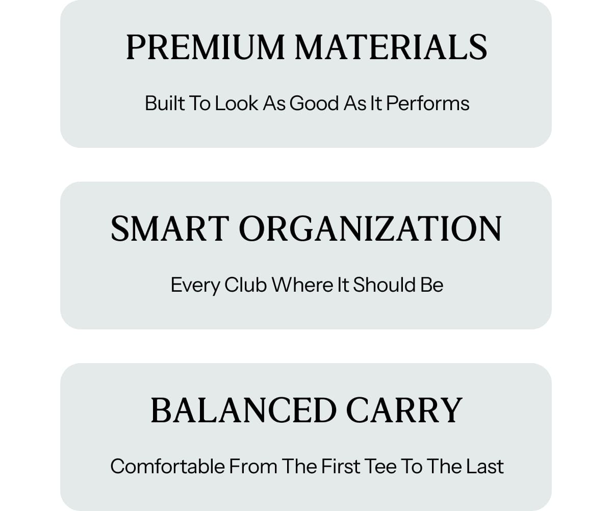 PREMIUM MATERIALS - Built to look as good as it performs