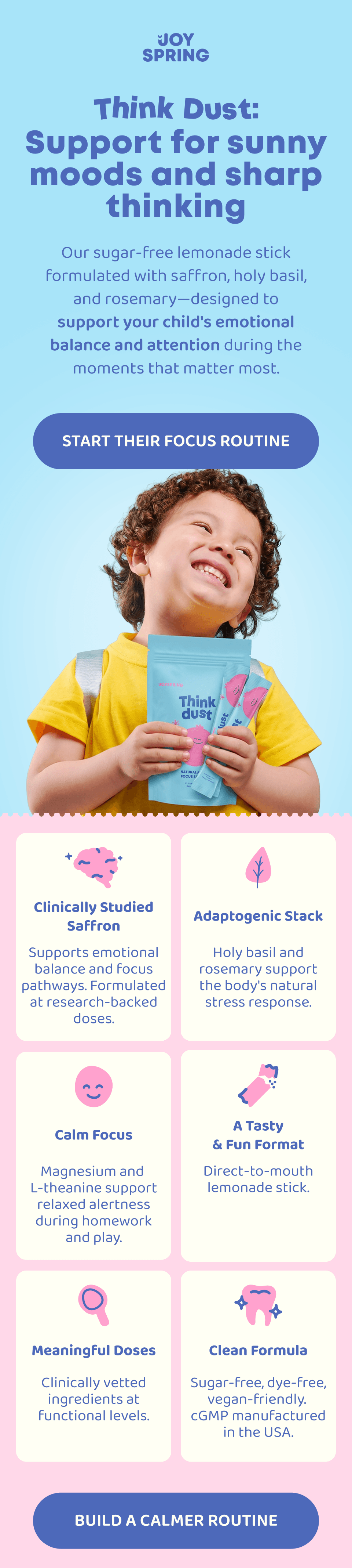 Meet Think Dust: Support for sunny moods and sharp thinking