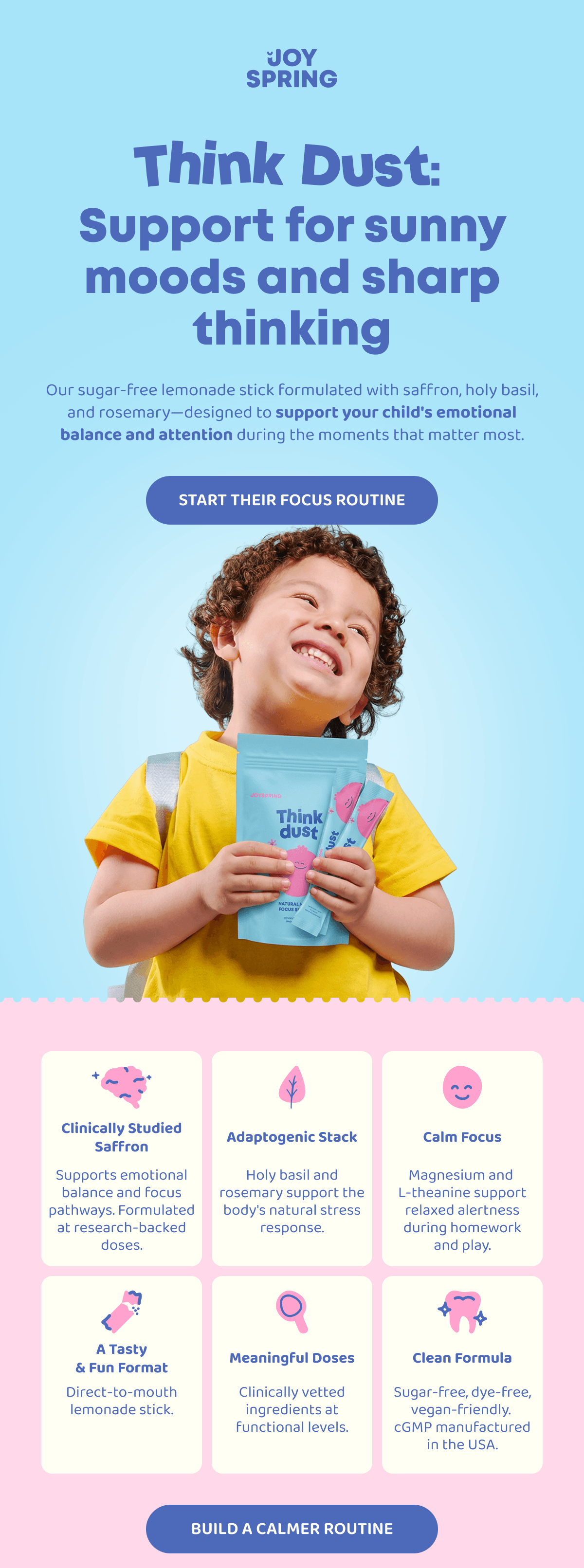 Meet Think Dust: Support for sunny moods and sharp thinking
