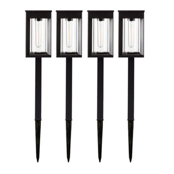 GTX Solar LED Pathway Lights, 4-pack