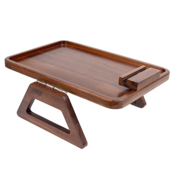 Smart Design Acacia Armrest Tray