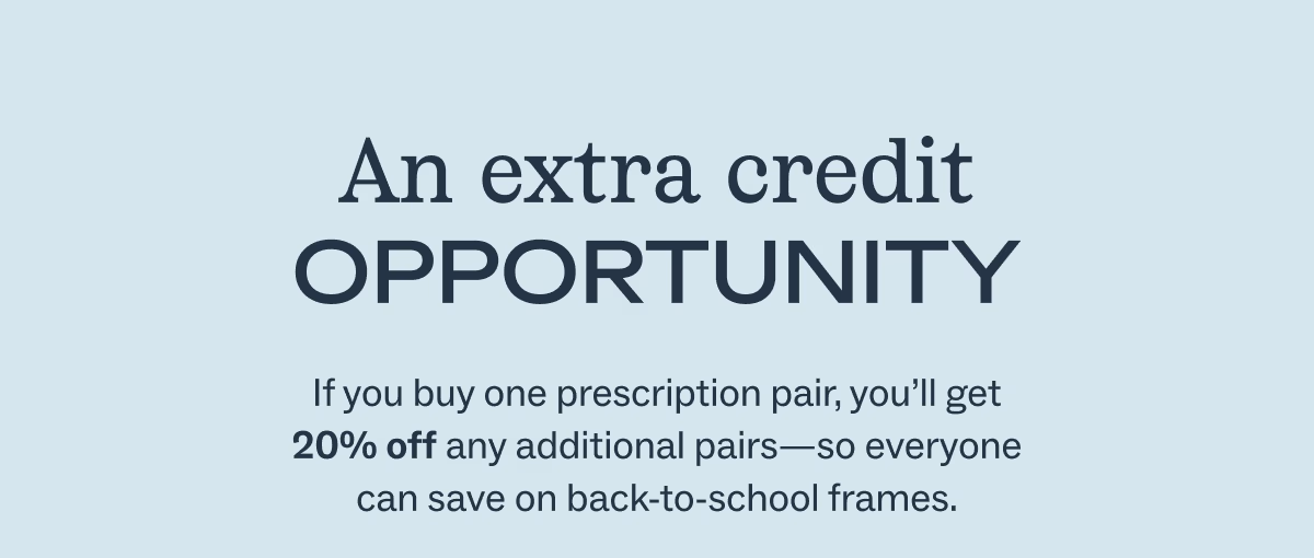 An extra credit opportunity