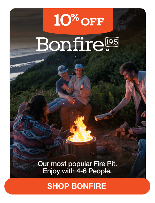 Bonfire 19.5 Fire Pit + Stand Bundle