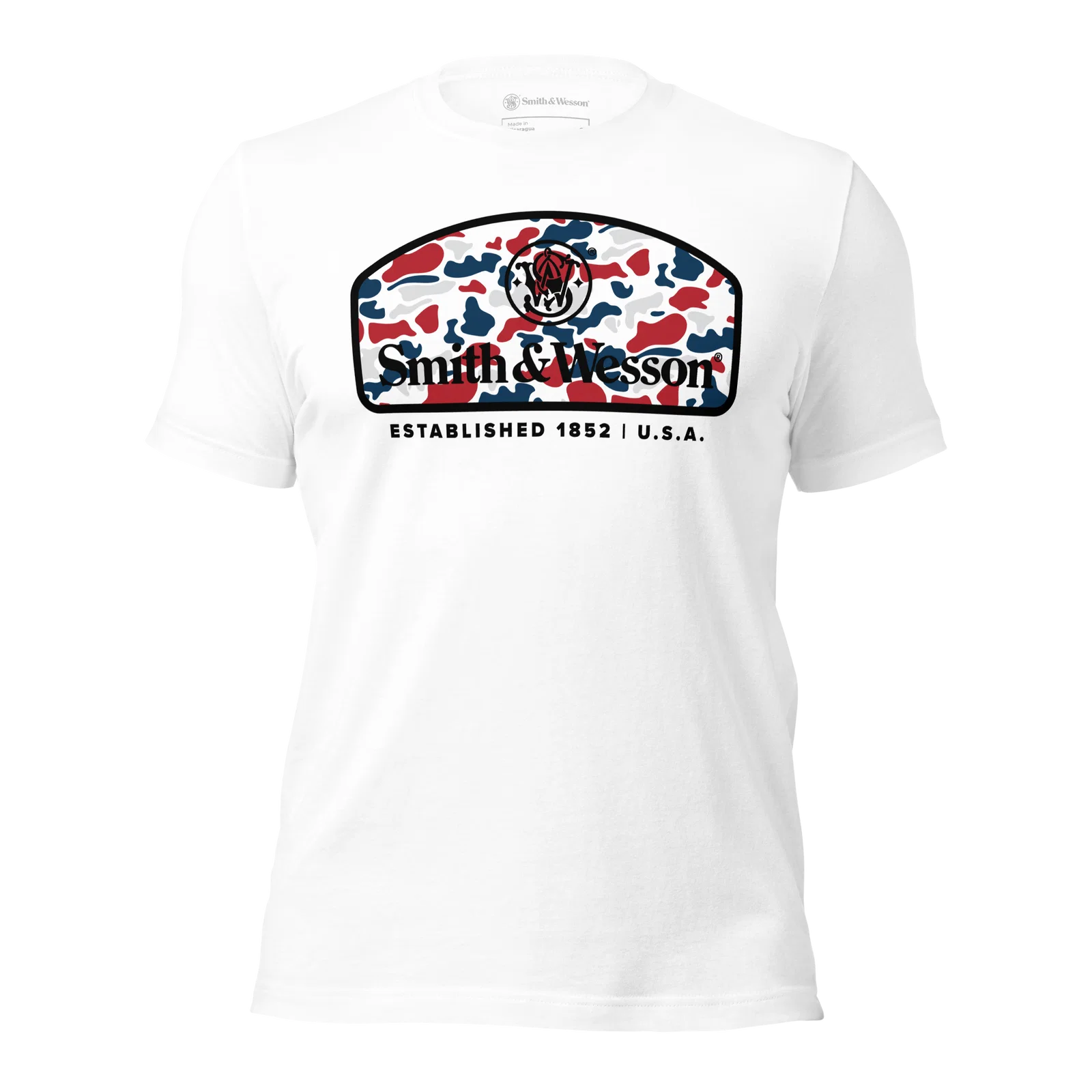 Smith & Wesson® Established 1852 Red White & Blue Camo Tee