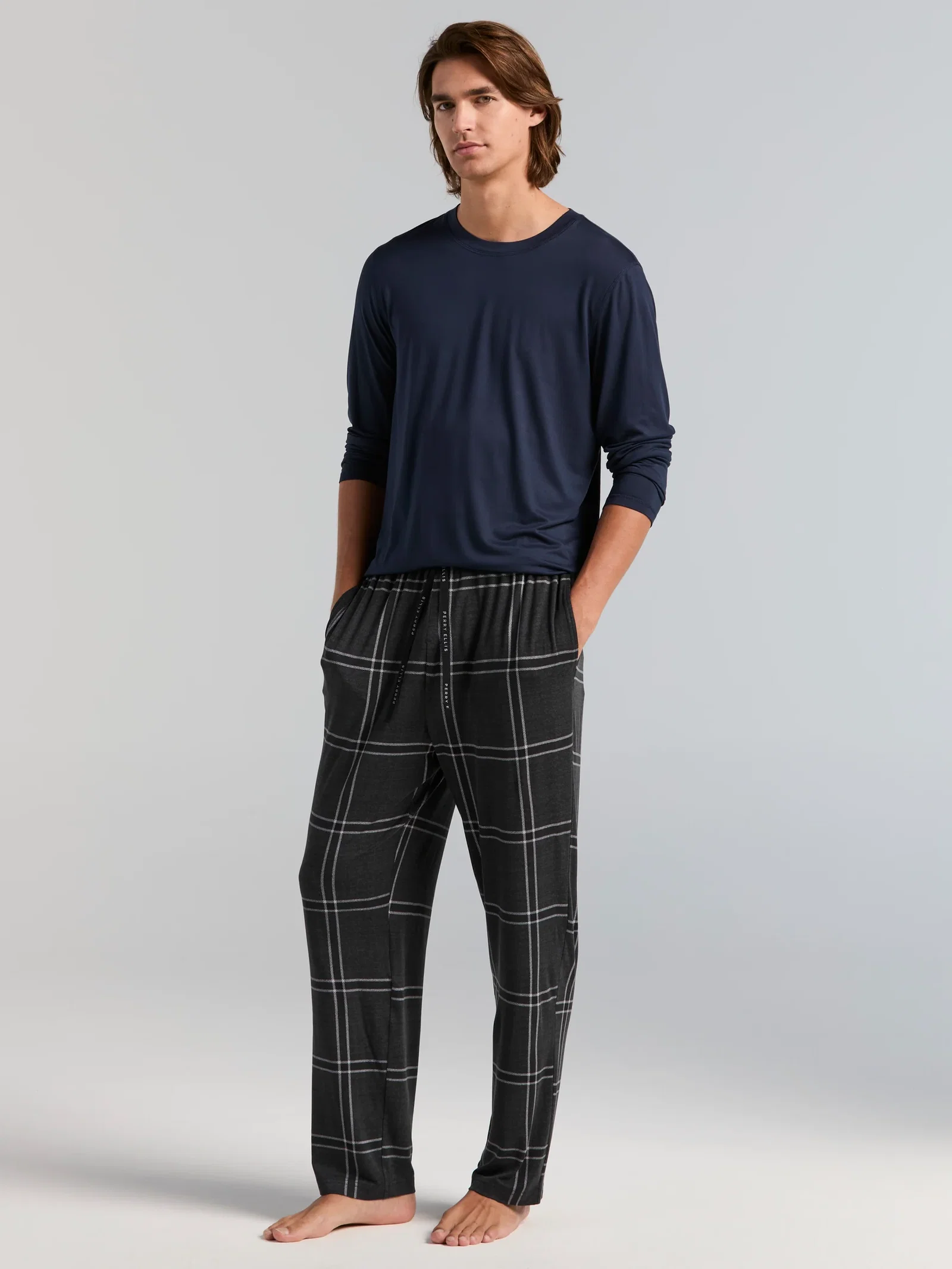 Deluxe Touch Plaid Sleep Pant