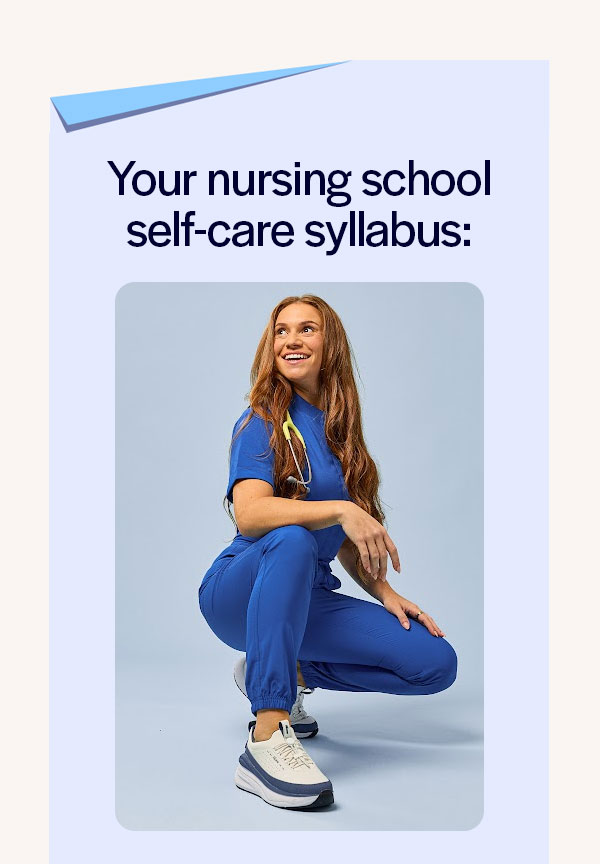 Your nursing school self-care syllabus