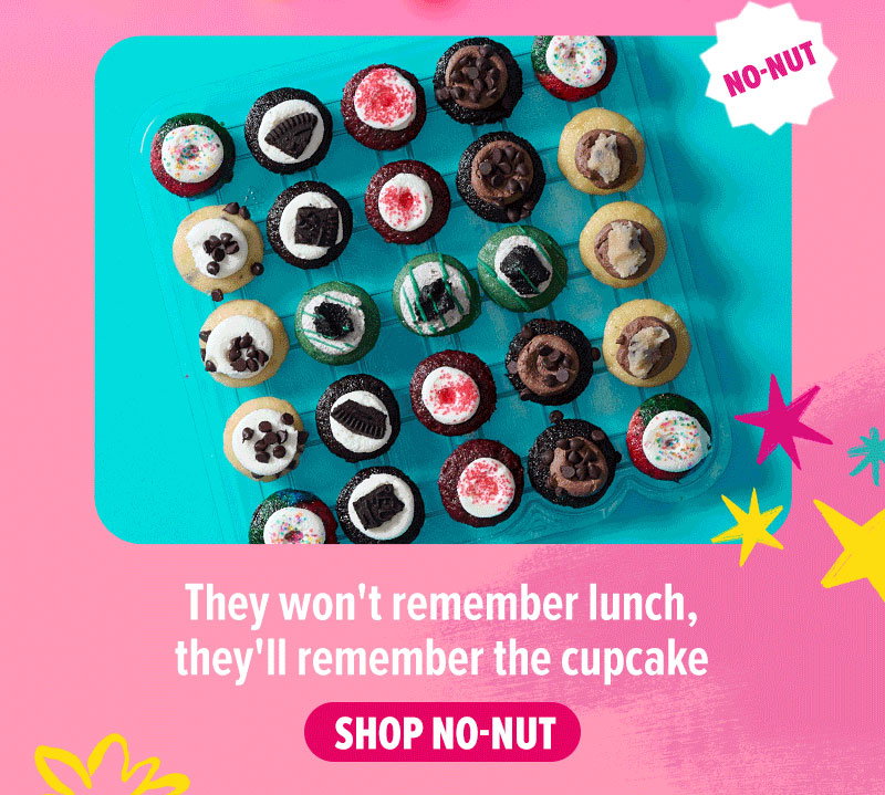 They won't remember lunch, they'll remember the cupcake! Shop the no nut original greats cupcake 25-Pack now.
