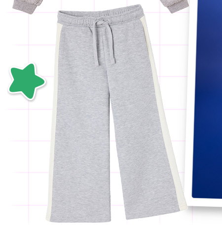 Wide-leg joggers
