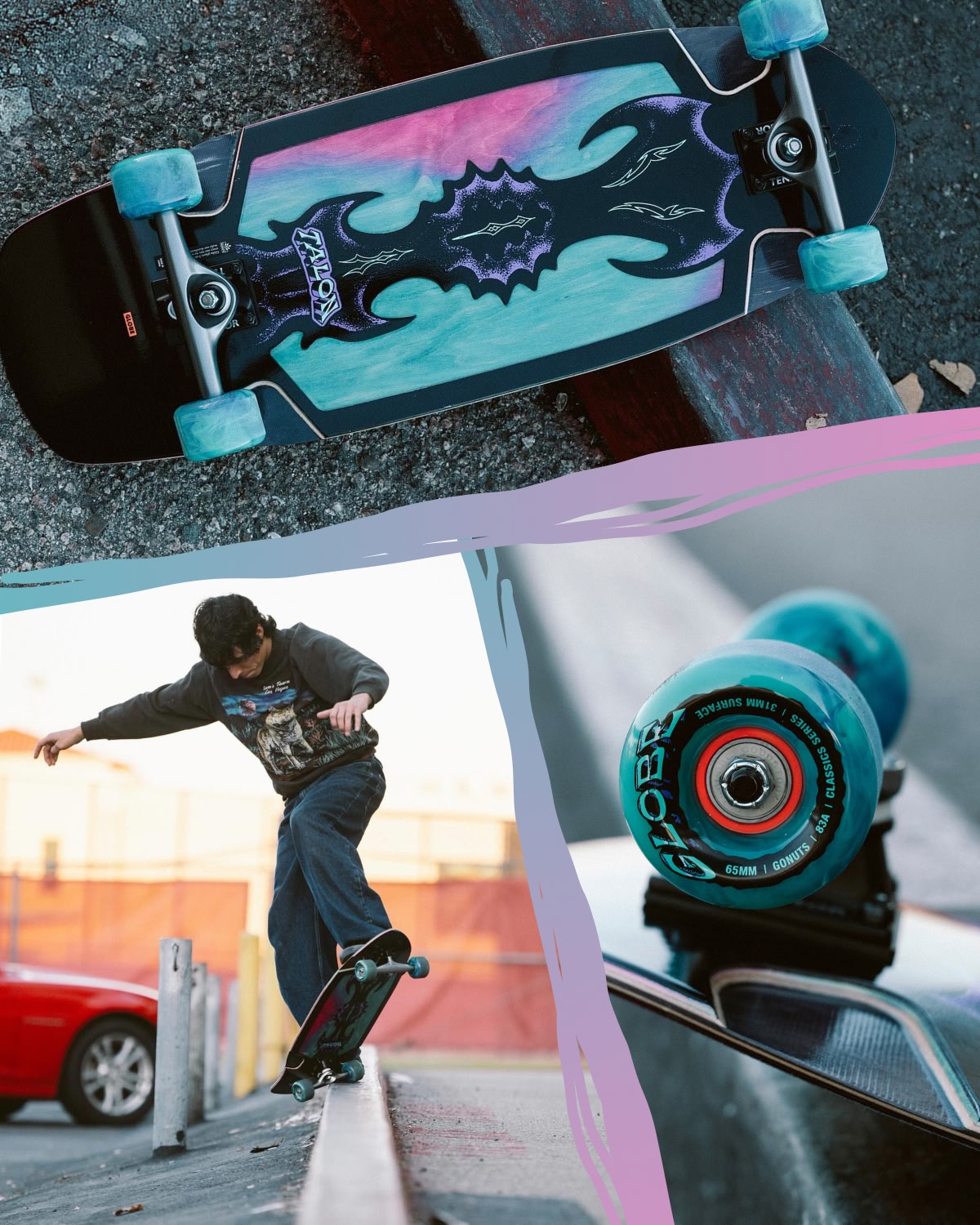 Shop new skate, featuring cruisers and skate wheels