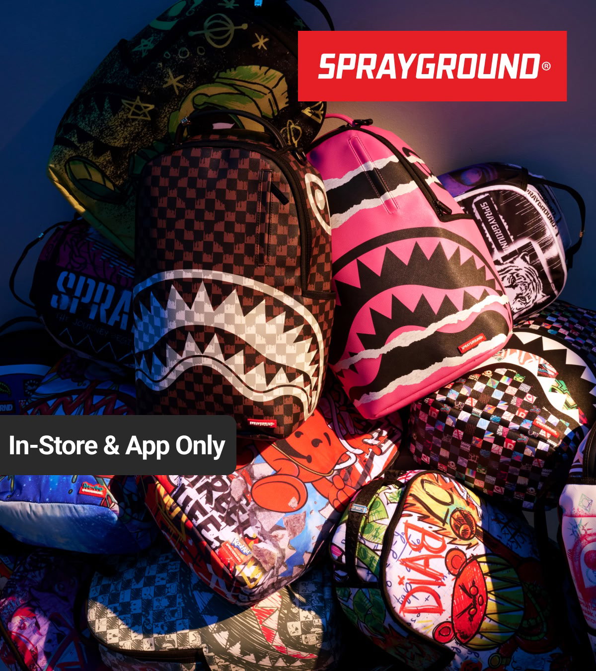 Shop Sprayground, with new styles in-store and on the Zumiez App.
