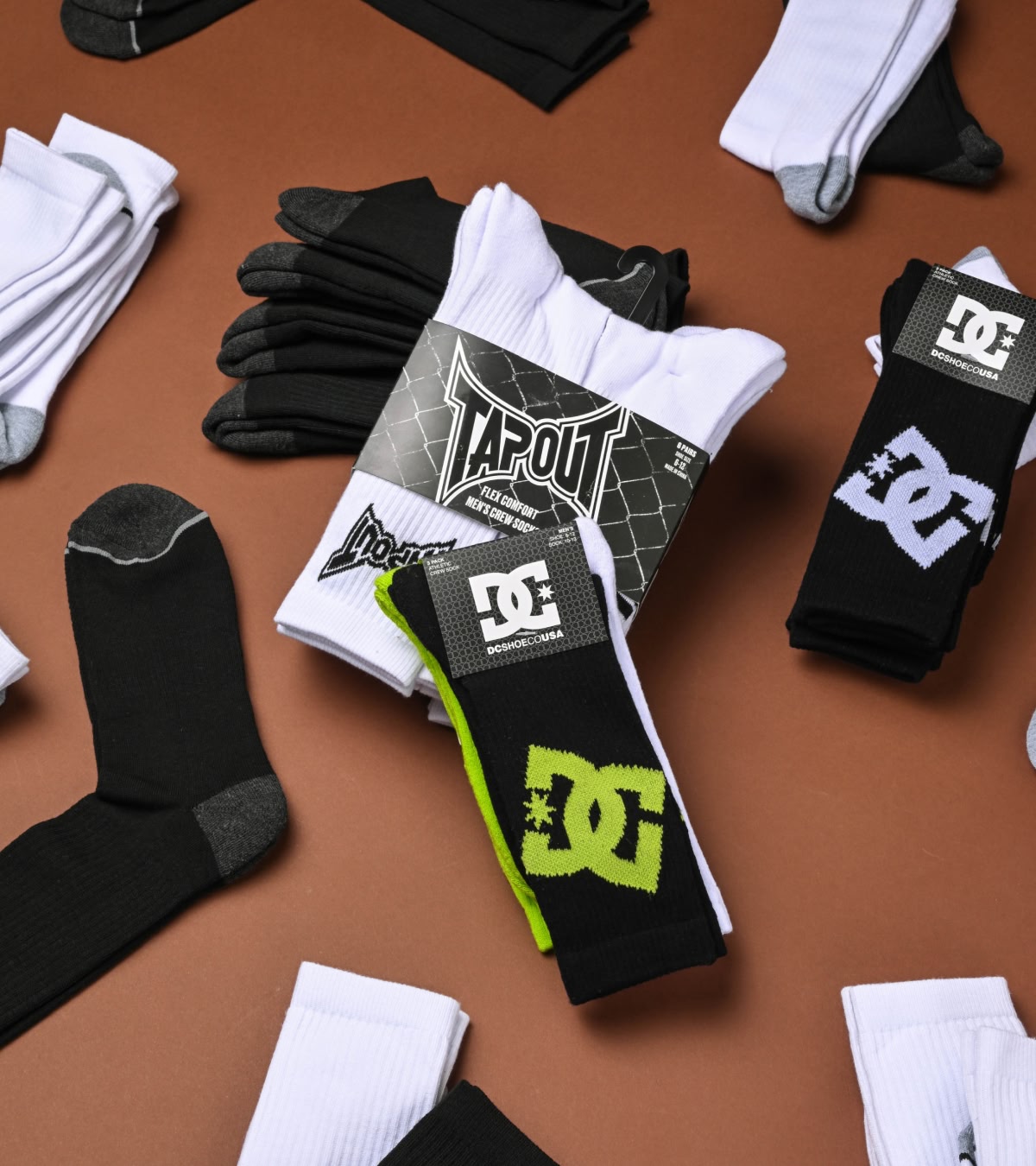 Shop socks including crew socks, tube socks, and more