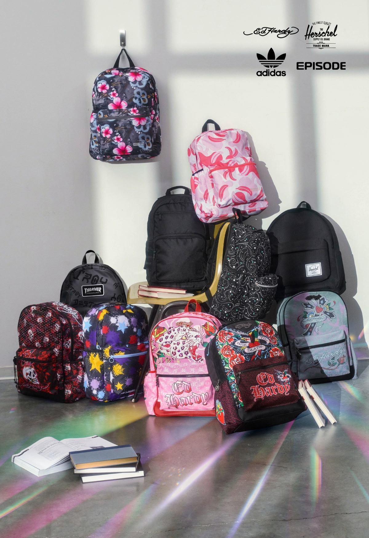 Shop all backpacks from adidas, Episode, Ed Hardy and more