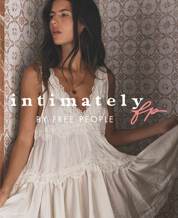 GIF of woman wearing Intimately FP by Free People pyjamas