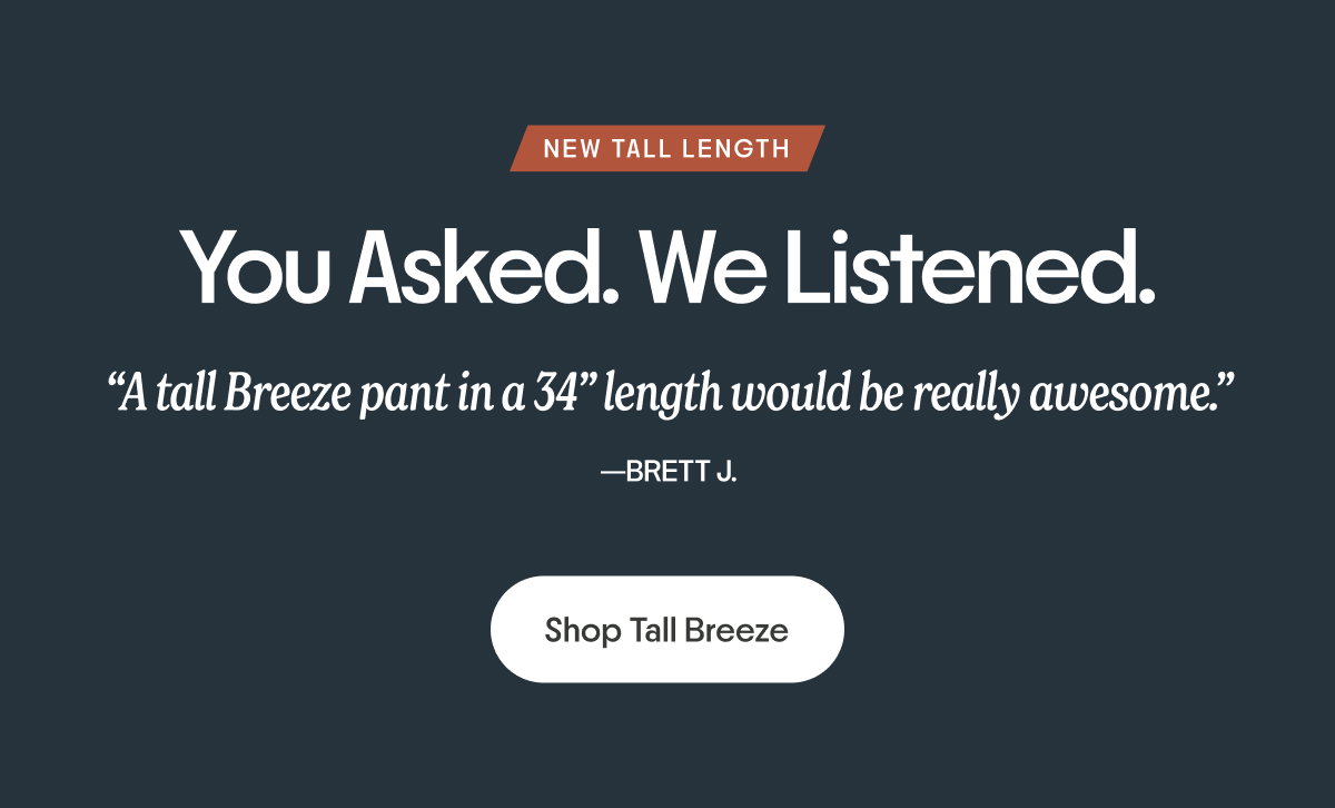 Shop the Tall Breeze Pant 