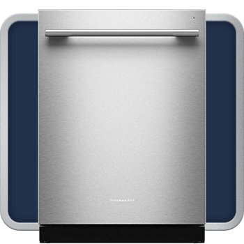 KitchenAid 24 in. 360 Max Jets Third Rack Dishwasher with 90-Minute Normal Cycle