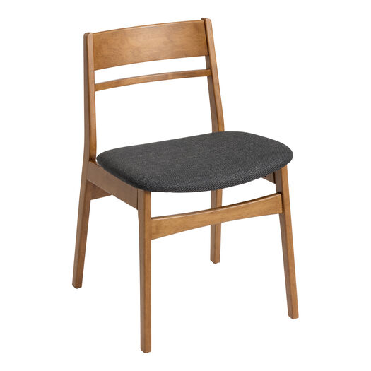 Handler Wood Mid Century Upholstered Dining Chair Set of 2