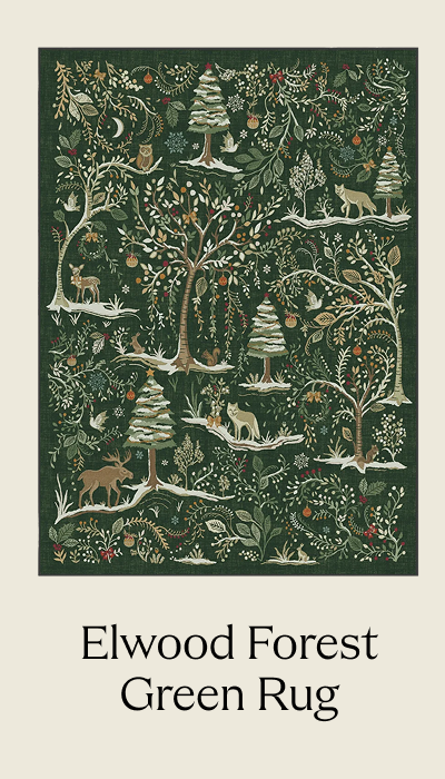 Elwood Forest Green Rug 