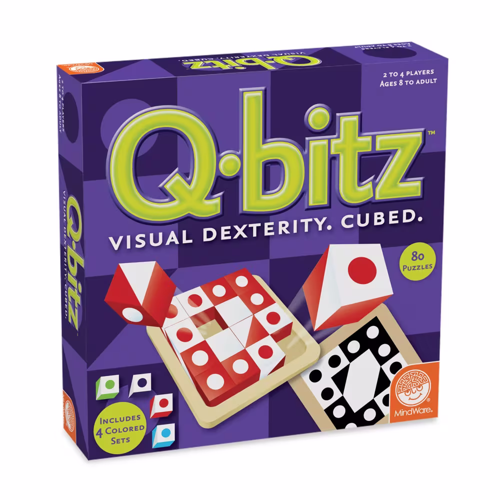 Q-bitz™ Fast-Paced Visual Puzzle Game for Kids & Adults