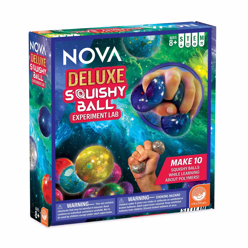 NOVA Deluxe Squishy Ball Experiment Lab STEM Science Kit