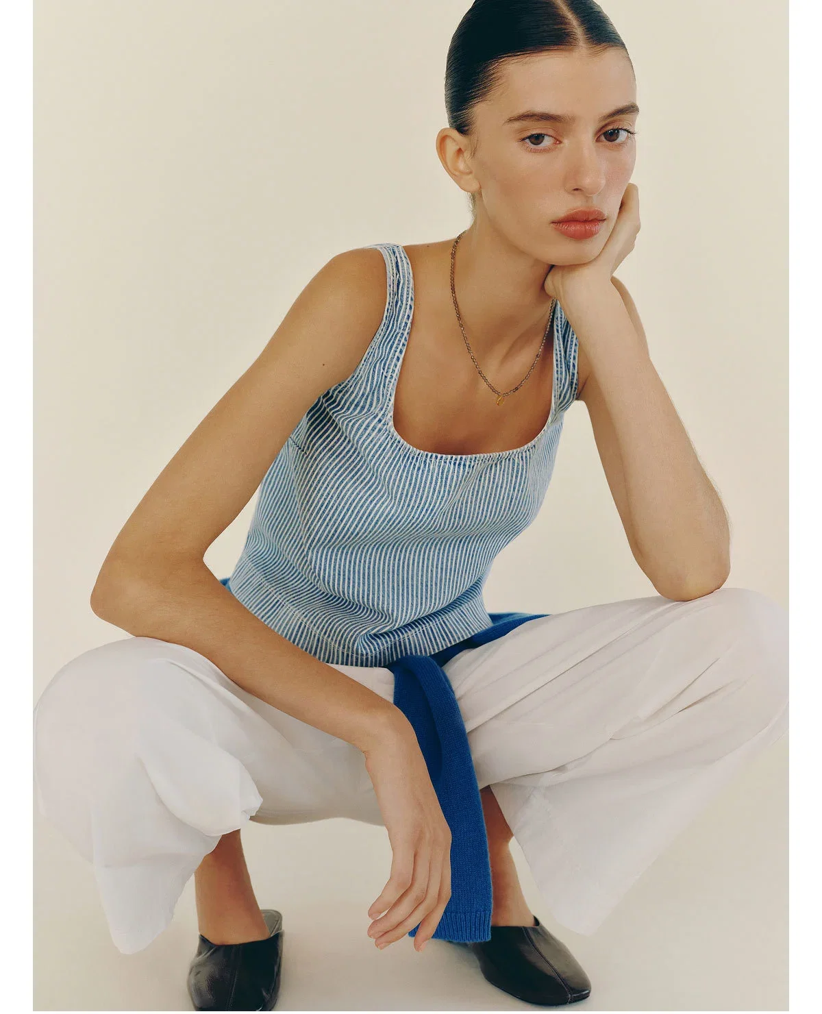 Kaia Denim Top