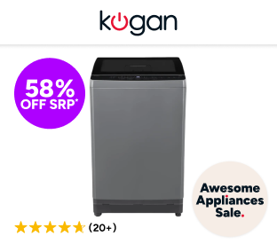 Kogan 8kg Top Load Washing Machine (Grey) Product Image