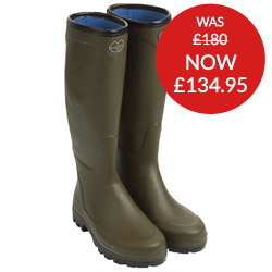 SHOP Le Chameau Country Cross Neoprene Mens Wellington Boots
