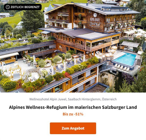 Alpines Wellness-Refugium im malerischen Salzburger Land