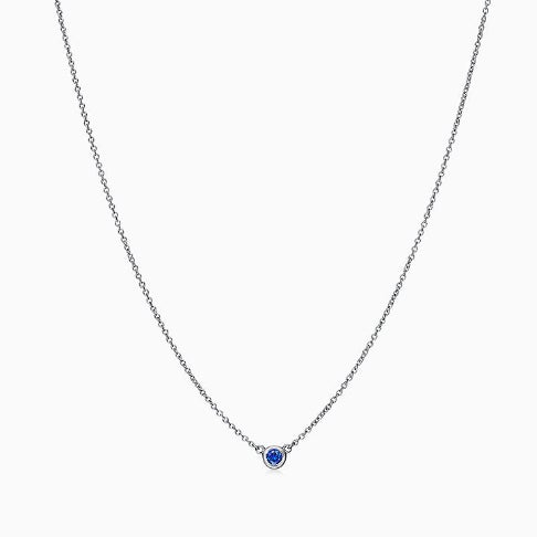 Sixteen Stone by Tiffany Pendant in Platinum with Sapphires