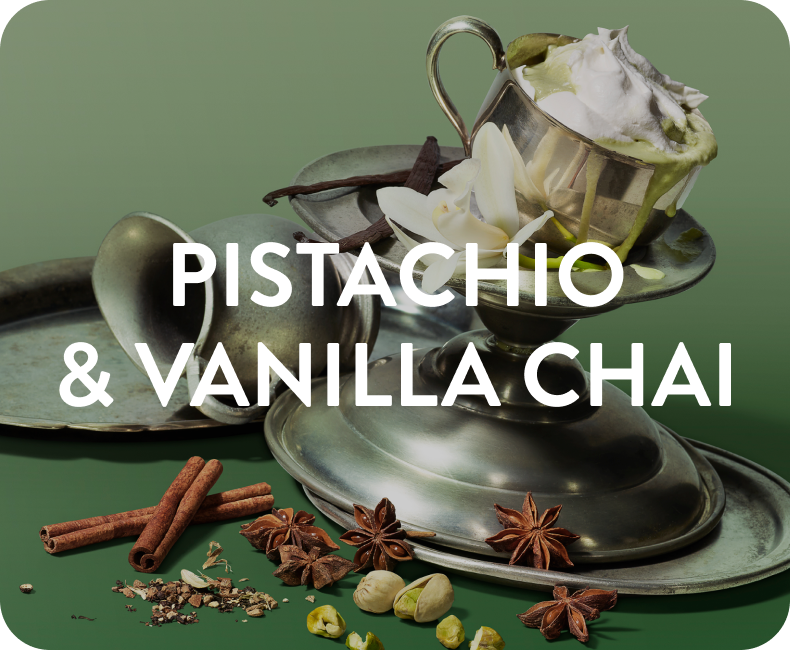 pistachio and vanilla chai