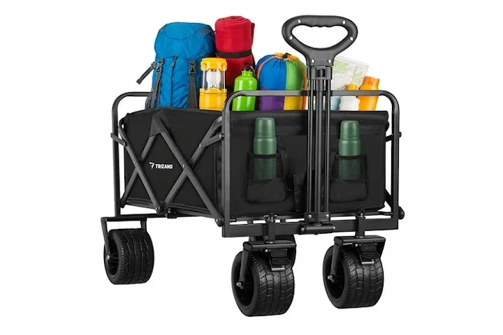 Hopfällbar transportvagn 100 kg