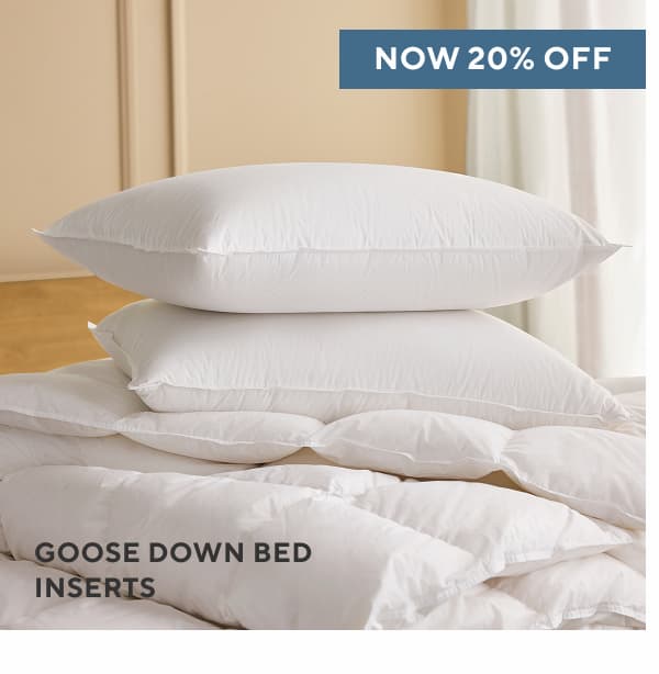 Goose Down Bed Inserts
