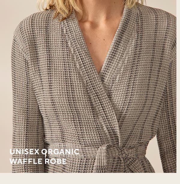 Unisex Organic Waffle Robe