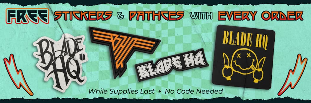 FREE Stickers & Patches With Every Order!