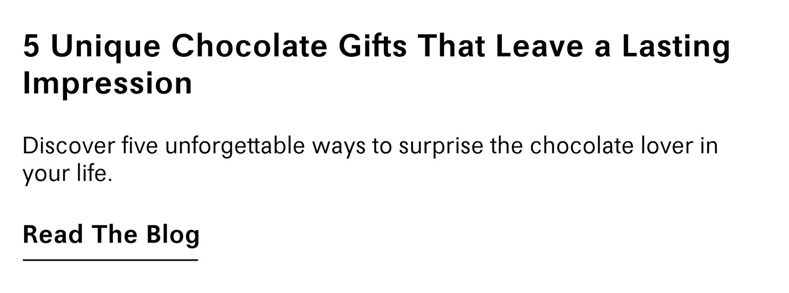 5 Unique Chocolate Gifts That Leave a Lasting Impression