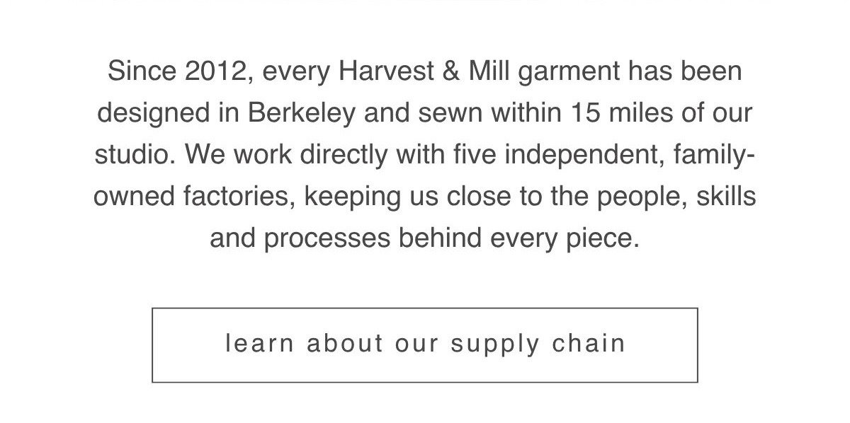 Learn About Our Supply Chain