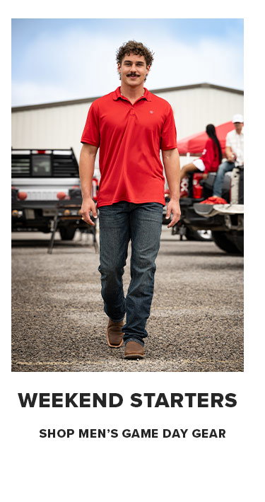 Weekend Starters. Shop Men’s Game Day Gear