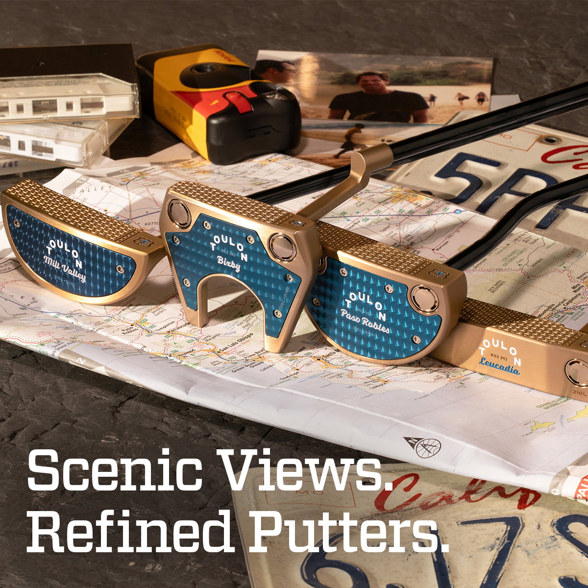 Scenic views. Refined putters.