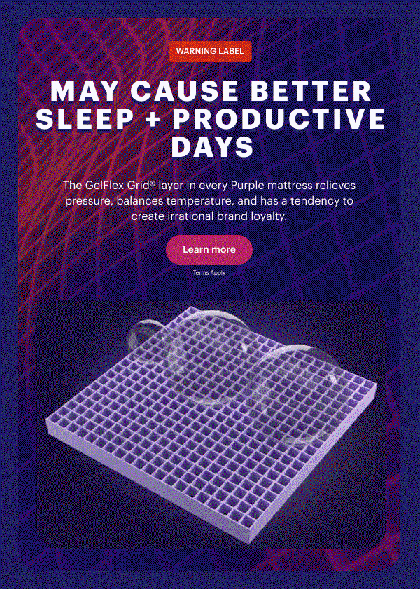 May cause better sleep + productive days