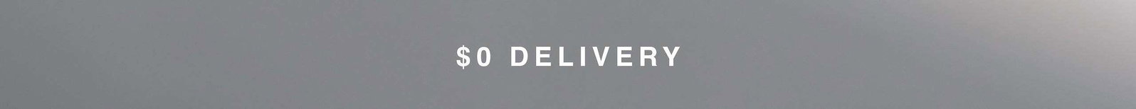 $0 delivery