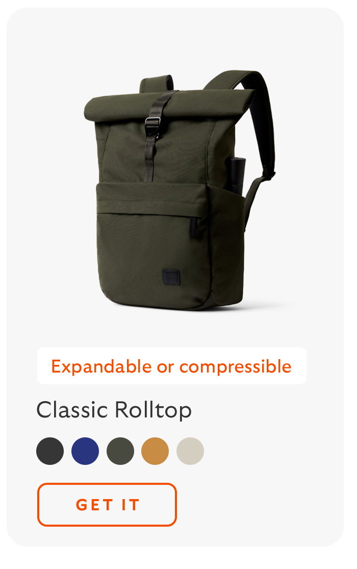 [Product 4] Classic Rolltop [Starburst] Expandable or compressible CTA Get it