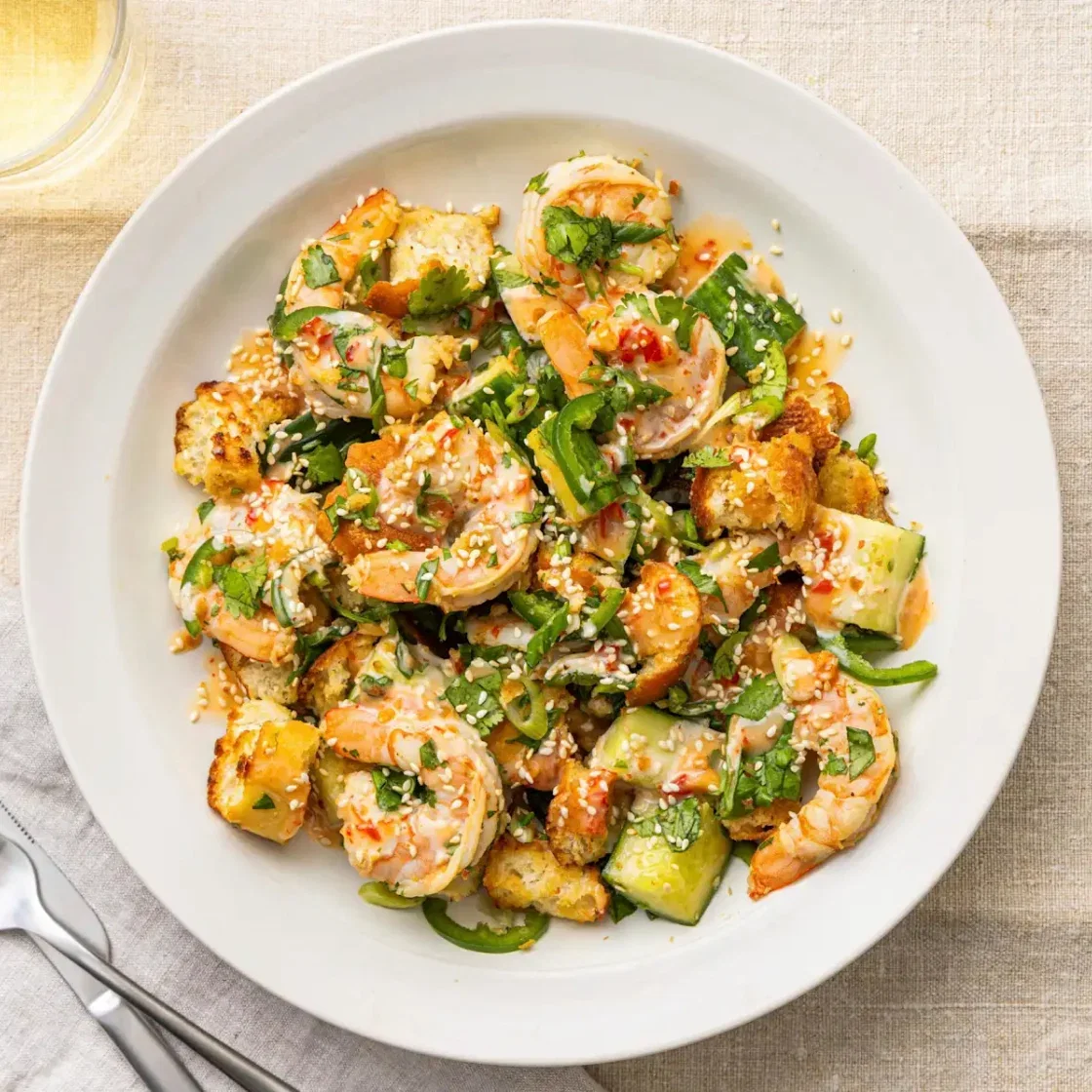 Shrimp Toast Salad