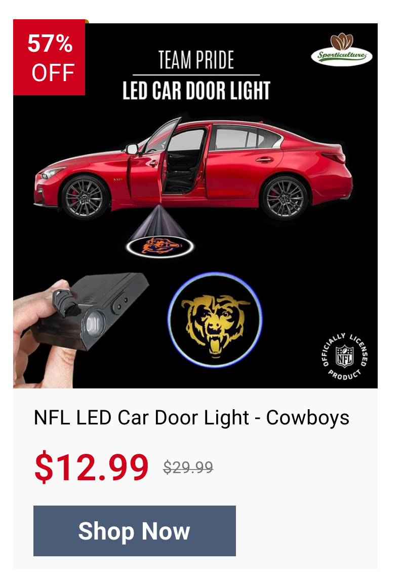 NFL LED Car Door Light